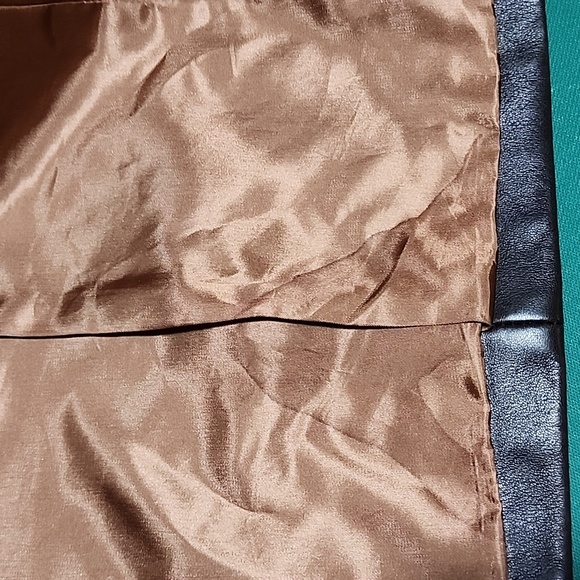 OVERLAND DOUBLE ZIP FORM FITTED LEATHER JACKET SZ 8 - Picture 10 of 12